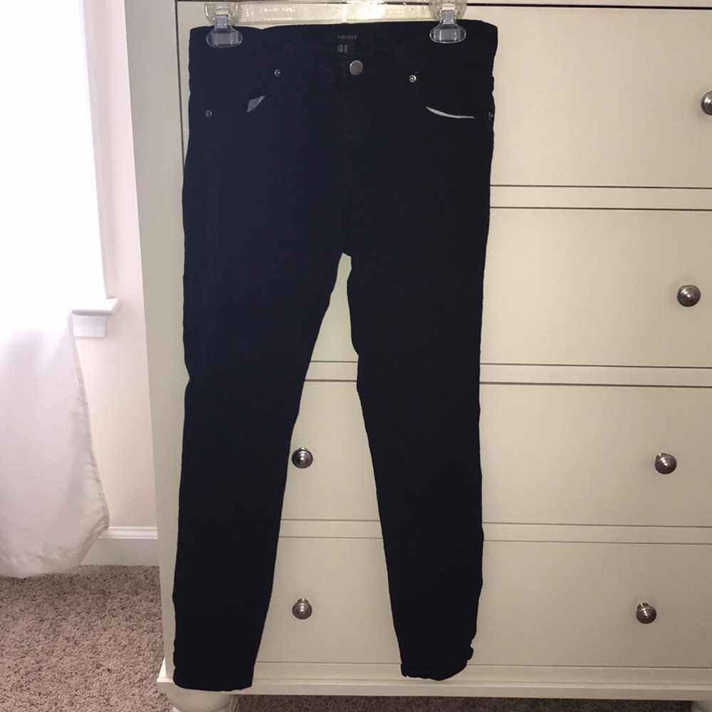 Black skinny jeans